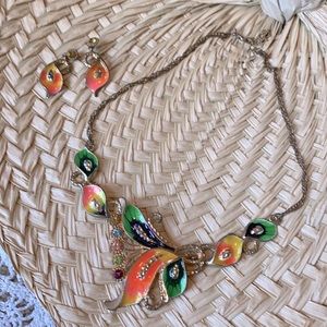 Tropical VINTAGE Necklace set